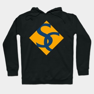 Yellow Smith College Logo Hoodie